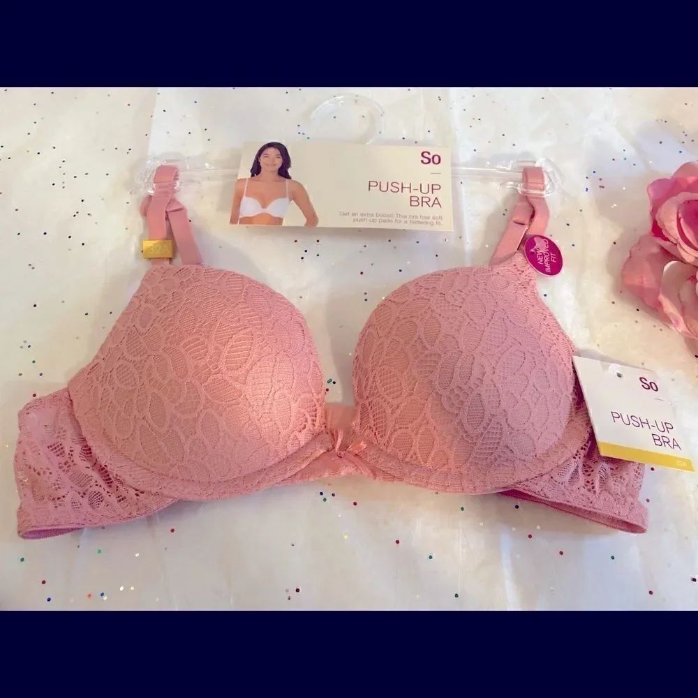 💥SO Push UP Lace Embroidery Bra Sizes Various